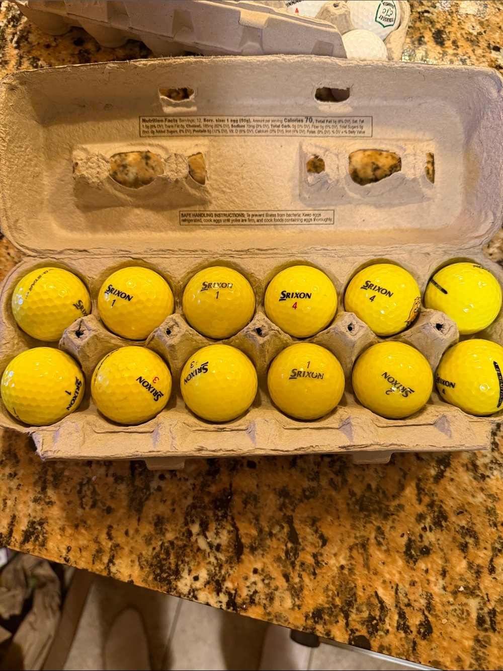 Srixon Yellow Golf Balls - 12 Pack